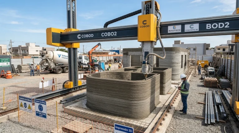 impressão 3d na construção