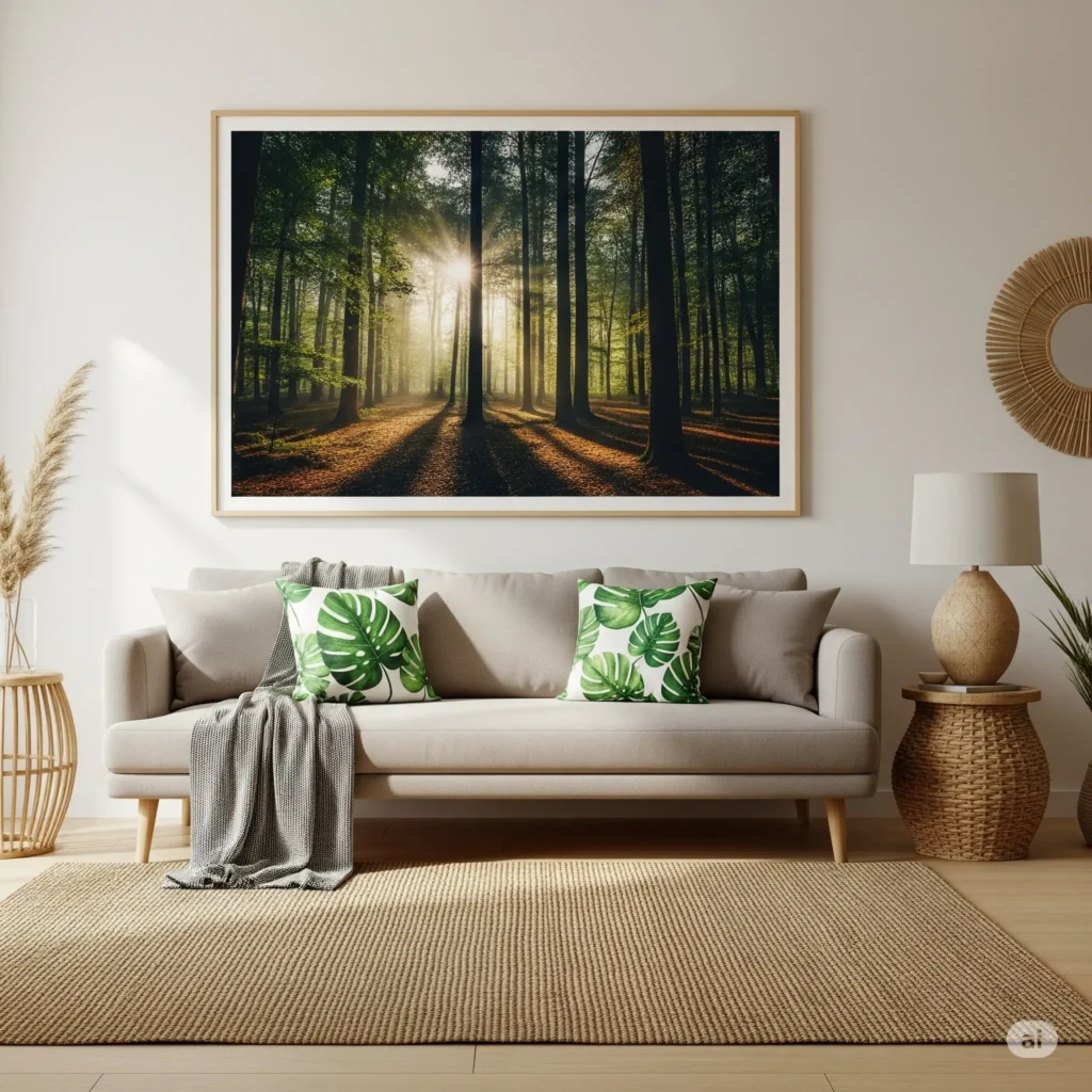 design biofilico em sala