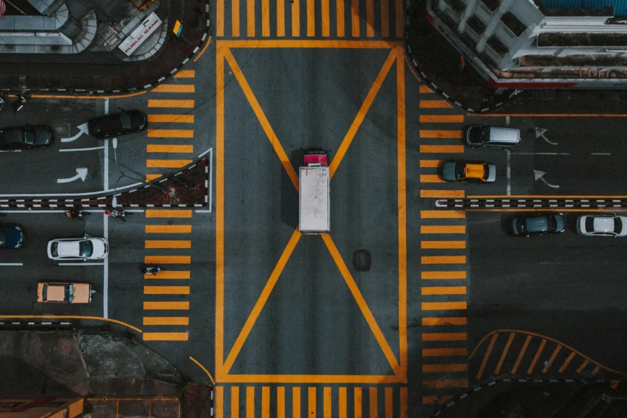 cidade vista de cima